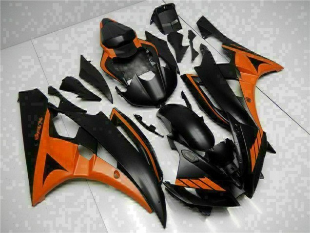 Cheapest 2006-2007 Orange Black Yamaha YZF R6 Bike Fairing UK