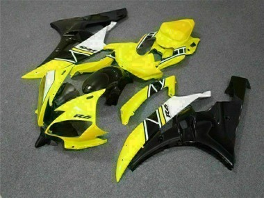 Cheapest 2006-2007 Yellow Yamaha YZF R6 Bike Fairing UK