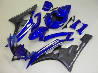 Cheapest 2006-2007 Blue Black Yamaha YZF R6 Motorcyle Fairings UK