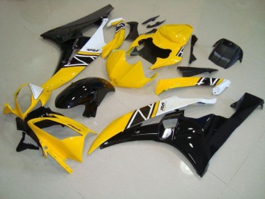 Cheapest 2006-2007 Yellow Yamaha YZF R6 Motorbike Fairings UK