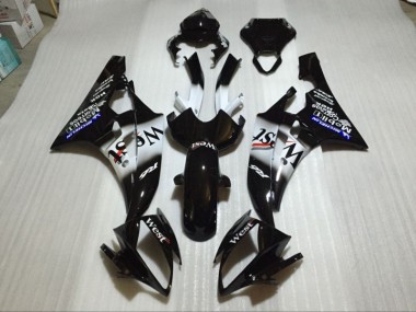 Cheapest 2006-2007 Glossy Black Yamaha YZF R6 Bike Fairing UK