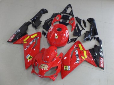 Cheapest 2006-2011 Red and Black Aprilia RS125 Motorcycle Fairing Kit UK