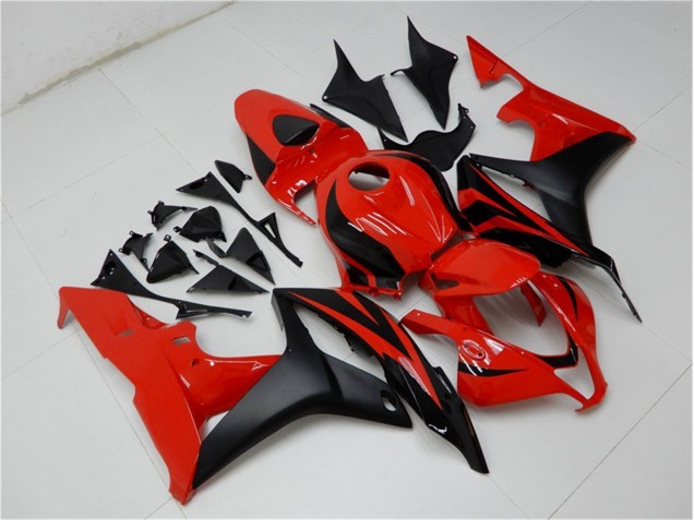 Cheapest 2007-2008 Black Red Honda CBR600RR Motorcycle Fairing Kit UK