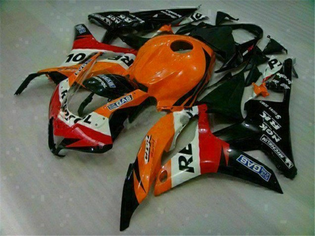 Cheapest 2007-2008 Orange Black Repsol Honda CBR600RR Motorcycle Replacement Fairings UK