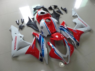 Cheapest 2007-2008 White Red Blue HRC Honda CBR600RR Bike Fairing Kit UK