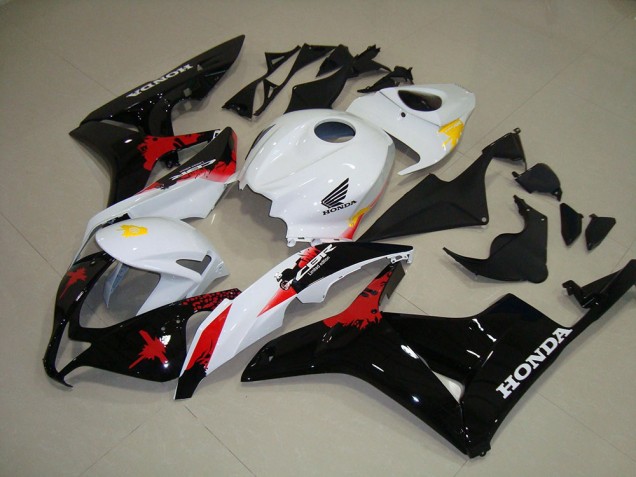 Cheapest 2007-2008 White Black Red Honda CBR600RR Motorbike Fairing UK