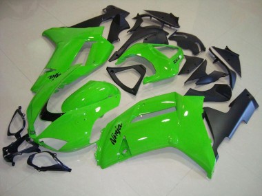 Cheapest 2007-2008 Green Matte Black Kawasaki ZX6R Motorcycle Fairing UK