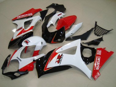 Cheapest 2007-2008 White Red Black Suzuki GSXR 1000 K7 Replacement Motorcycle Fairings UK