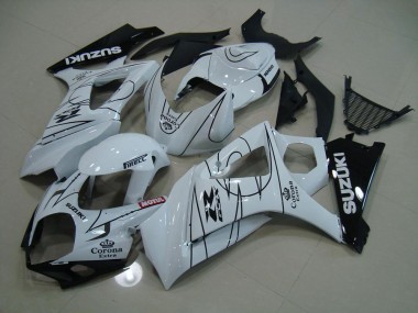 Cheapest 2007-2008 White Corona Suzuki GSXR 1000 K7 Replacement Fairings UK