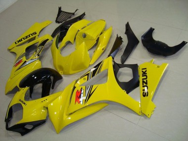 Cheapest 2007-2008 Yellow Suzuki GSXR 1000 K7 Motorcycle Fairings Kit UK