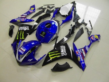 Cheapest 2007-2008 Blue Monster Yamaha YZF R1 Motorcylce Fairings UK