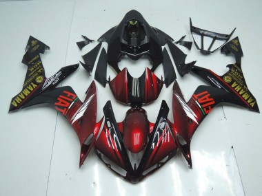 Cheapest 2007-2008 Dark Glossy Black Yamaha YZF R1 Motorcycle Fairing Kits UK