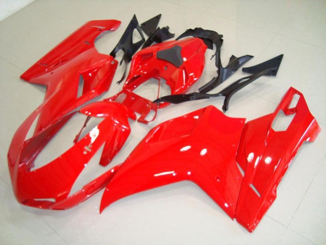 Cheapest 2007-2014 Red Ducati 848 1098 1198 Motorbike Fairing Kits UK