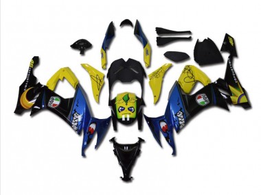 Cheapest 2008-2010 Blue Shark Kawasaki ZX10R Bike Fairings UK