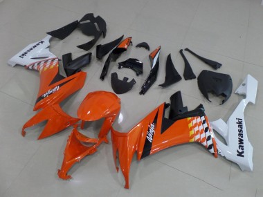 Cheapest 2008-2010 Orange and White Kawasaki ZX10R Motorcycle Bodywork UK