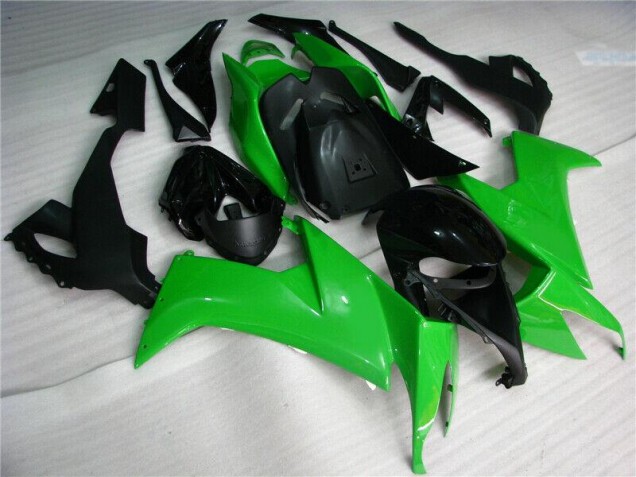 Cheapest 2008-2010 Green Black Kawasaki ZX10R Replacement Motorcycle Fairings UK