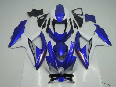 Cheapest 2008-2010 Blue White Suzuki GSXR 600/750 Motorcylce Fairings UK