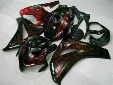 Cheapest 2008-2011 Red Flame Honda CBR1000RR Motorbike Fairing Kits UK