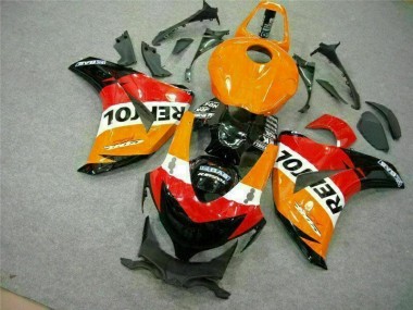 Cheapest 2008-2011 Orange Repsol Honda CBR1000RR Motorcycle Fairing Kits UK