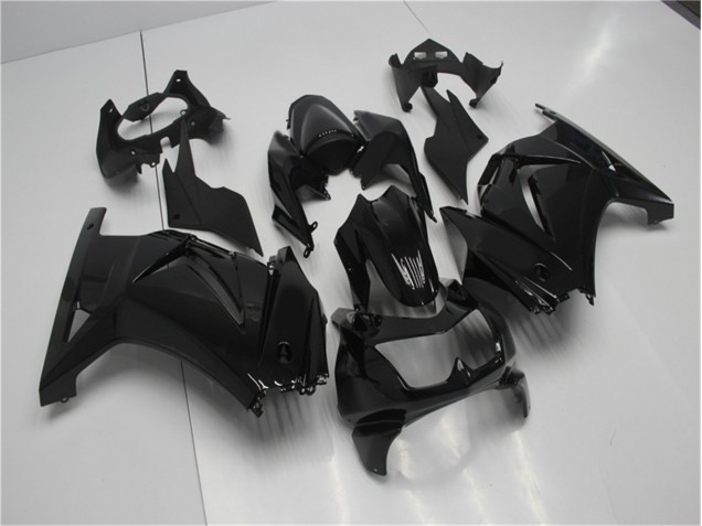 Cheapest 2008-2012 Glossy Black Kawasaki EX250 Motorcycle Fairing Kits UK