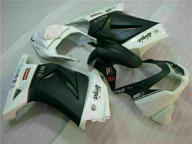 Cheapest 2008-2012 White Black Ninja 3M Kawasaki EX250 Motorcycle Fairings UK