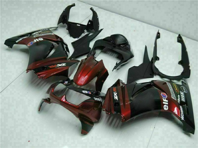 Cheapest 2008-2012 Black Kawasaki EX250 Bike Fairing Kit UK