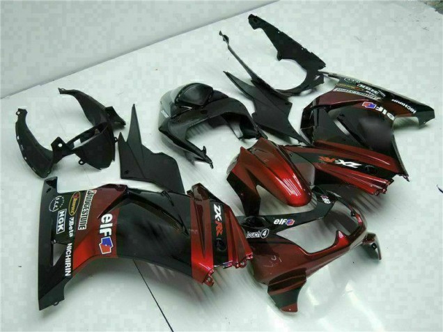 Cheapest 2008-2012 Black Kawasaki EX250 Bike Fairing Kit UK