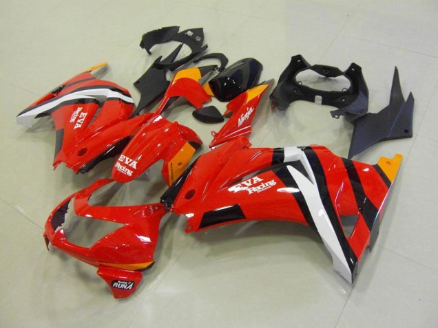 Cheapest 2008-2012 Red Black Kawasaki ZX250R Motor Bike Fairings UK