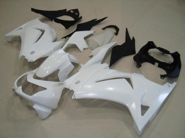 Cheapest 2008-2012 White Kawasaki ZX250R Motorcylce Fairings UK