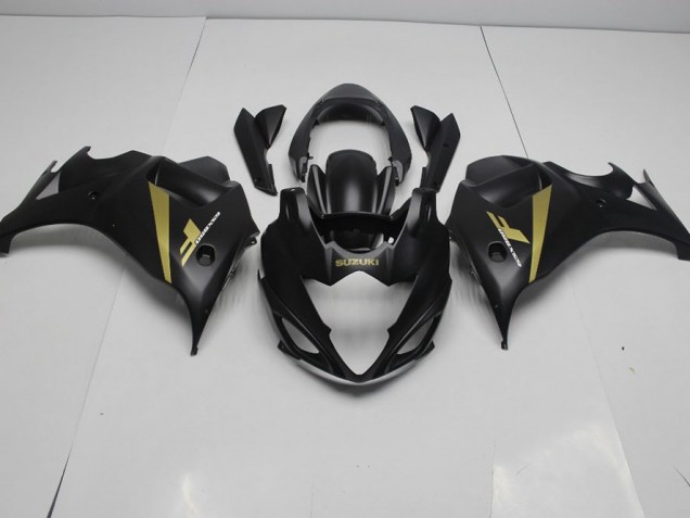 Cheapest 2008-2013 Black Gold Suzuki GSX650F Motorbike Fairing Kits UK