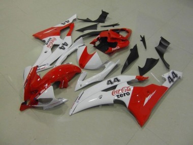 Cheapest 2008-2016 White Red Coca Cola Zero 44 Yamaha YZF R6 Motorcycle Replacement Fairings UK