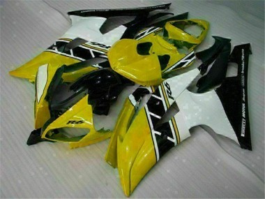 Cheapest 2008-2016 Yellow White Yamaha YZF R6 Motorcycle Replacement Fairings UK