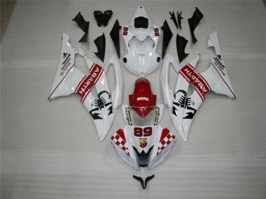 Cheapest 2008-2016 White Yamaha YZF R6 Motorbike Fairings UK