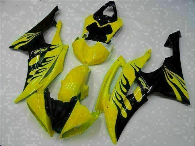 Cheapest 2008-2016 Yellow Black Yamaha YZF R6 Motorcycle Fairing Kits UK