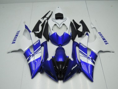 Cheapest 2008-2016 Blue White OEM Style Yamaha YZF R6 Motorcycle Fairing Kit UK