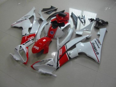 Cheapest 2008-2016 White Red OEM Style Yamaha YZF R6 Bike Fairings UK