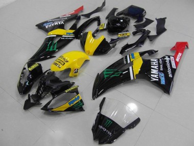 Cheapest 2008-2016 Yellow Monster Yamaha YZF R6 Bike Fairings UK