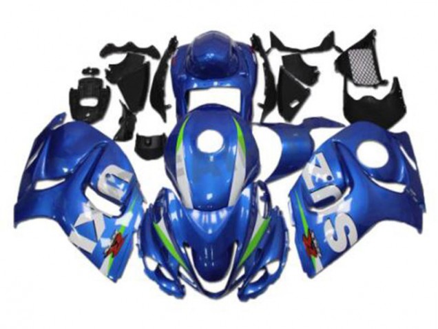 Cheapest 2008-2019 Blue White Suzuki GSXR 1300 Hayabusa Motorcyle Fairings & Bodywork UK