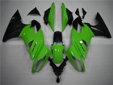 Cheapest 2009-2011 Green Black Kawasaki EX650 Replacement Motorcycle Fairings UK