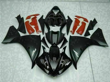 Cheapest 2009-2011 Black Red Yamaha YZF R1 Motorbike Fairing UK