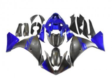 Cheapest 2009-2011 Grey Blue Yamaha YZF R1 Motor Bike Fairings UK