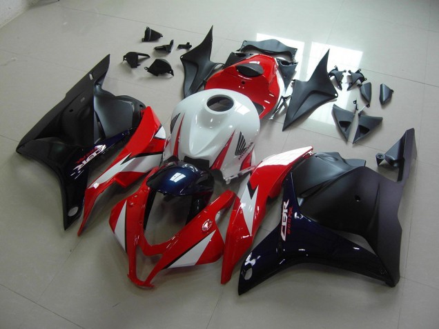 Cheapest 2009-2012 Red Dark Blue Honda CBR600RR Bike Fairing Kit UK