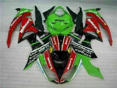 Cheapest 2009-2012 Black Red Green Motorcard Kawasaki ZX6R Motor Fairings UK