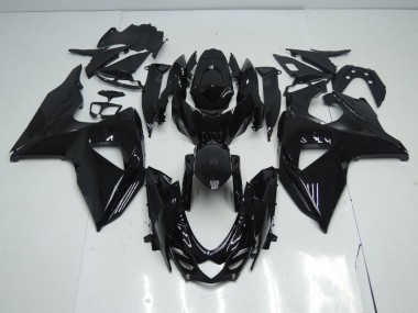 Cheapest 2009-2016 Glossy Black Suzuki GSXR 1000 K9 Motorbike Fairings UK