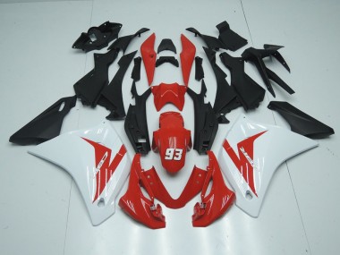 Cheapest 2011-2013 Red White 93 Honda CBR125R Motorcycle Fairing Kit UK