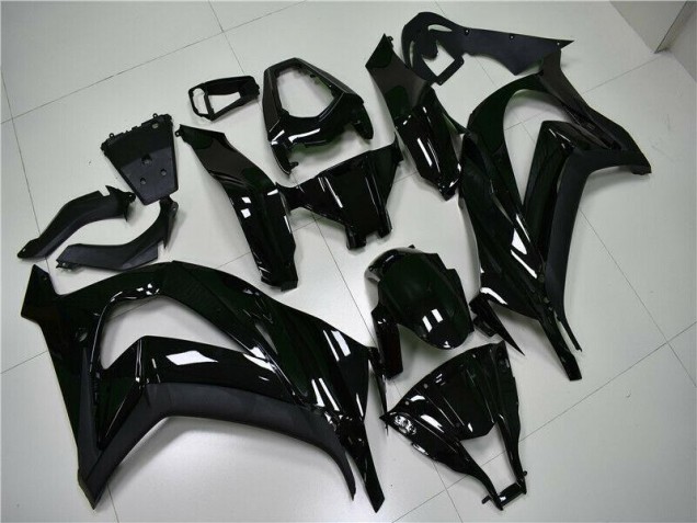 Cheapest 2011-2015 Glossy Black Kawasaki ZX10R Moto Fairings UK