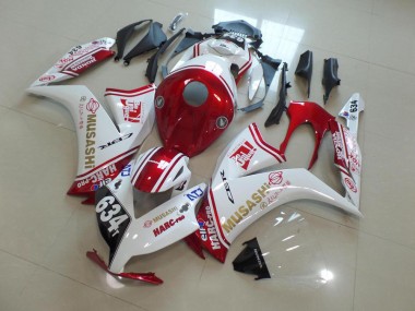 Cheapest 2012-2016 Red Musashi Honda CBR1000RR Bike Fairing UK