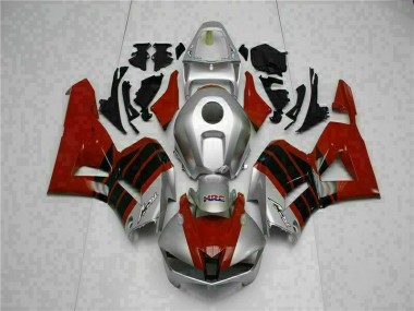 Cheapest 2013-2021 Red Silver Honda CBR600RR Motorcycle Fairing Kits UK