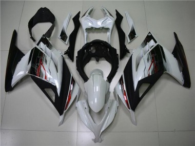 Cheapest 2013-2016 White Black Kawasaki EX300 Motorbike Fairing UK