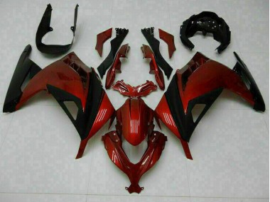 Cheapest 2013-2016 Red Kawasaki EX300 Motorbike Fairing Kits UK